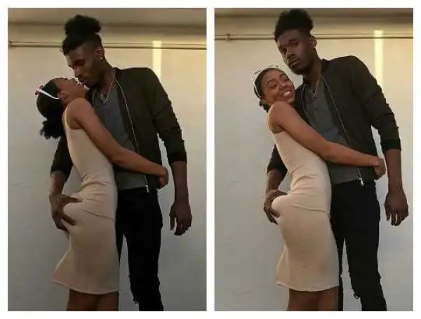 Just look at how this young man grabbed his girlfriend